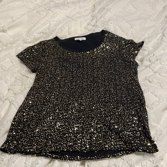 Calvin Klein sequin tee - Picture 2 of 4